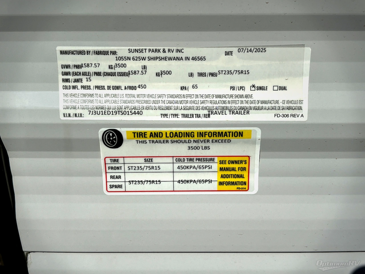 2026 Sunset Park Sun Lite LTD 13BD Photo 9