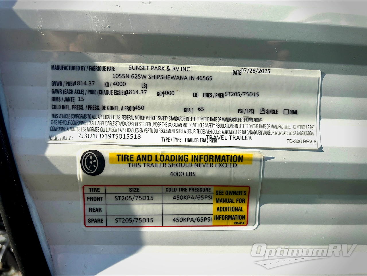 2026 Sunset Park Sun Lite 14RB Photo 12