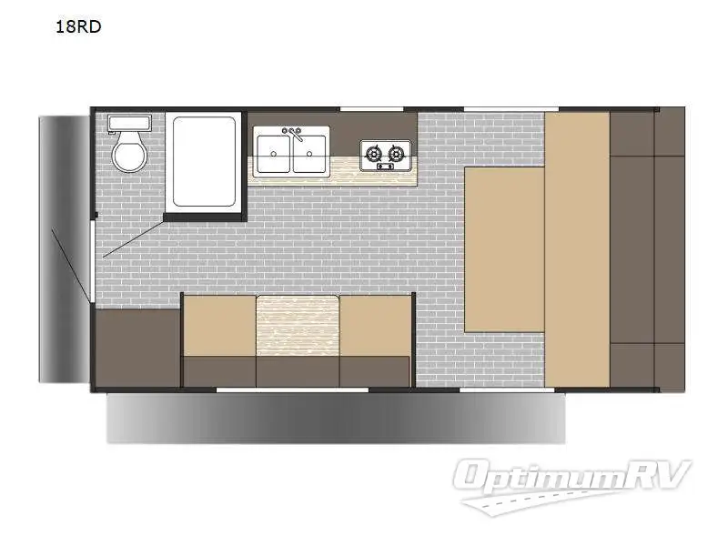 2026 Sunset Park Sun Lite 18RD Floorplan Photo