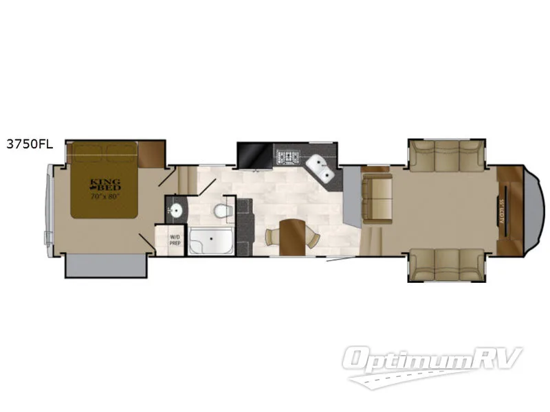 2017 Heartland Bighorn 3750FL RV Floorplan Photo