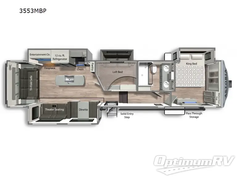 2022 Dutchmen Astoria 3553MBP Floorplan Photo