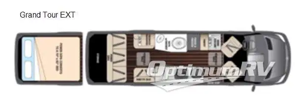 2016 Airstream Interstate Grand Tour EXT Grand Tour EXT Floorplan Photo