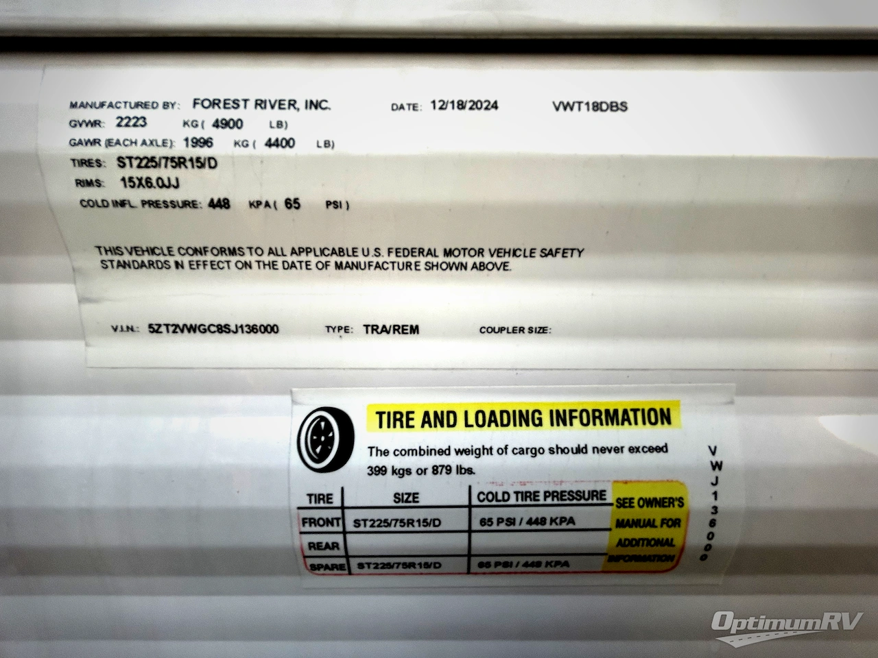 2025 Forest River Viking 4K Series 18DBS Photo 17