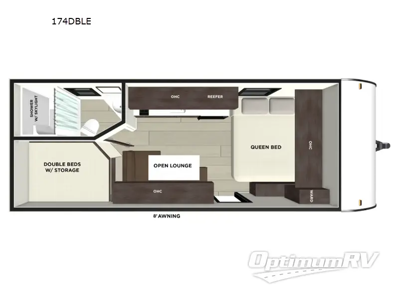 2026 Forest River Wildwood FSX 174DBLE RV Floorplan Photo