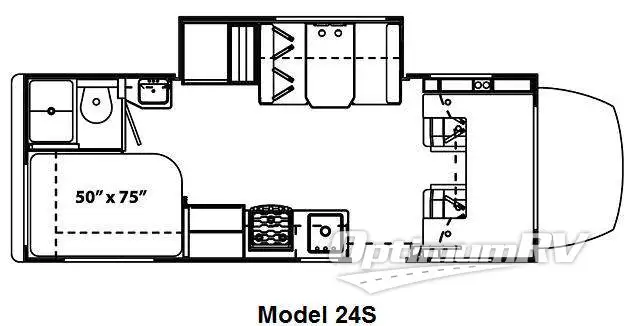 2012 Forest River Solera 24S Floorplan Photo