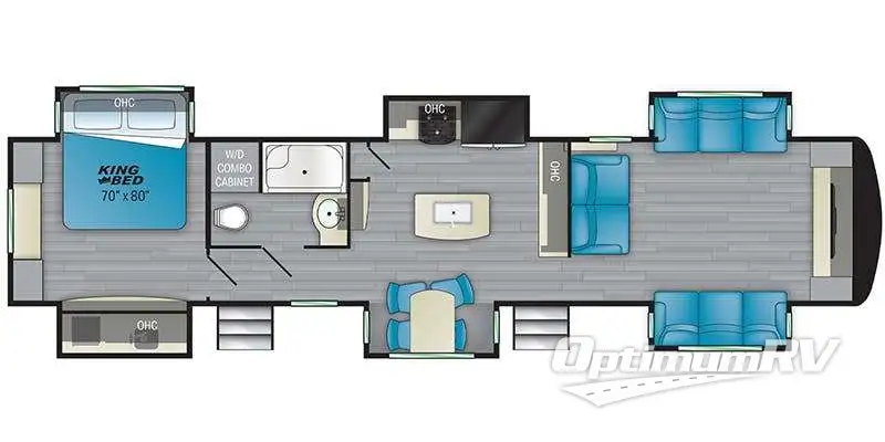 2021 Heartland Bighorn 38FL Floorplan Photo