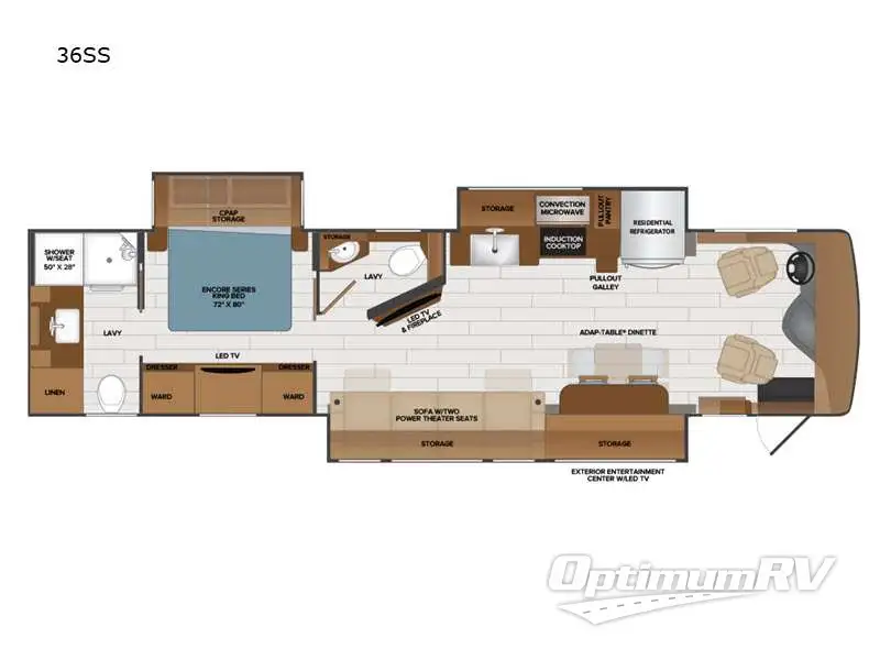 2023 Fleetwood Frontier 36SS RV Floorplan Photo