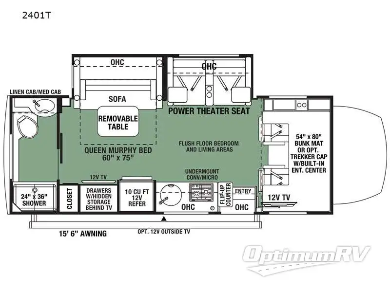2022 Forest River Forester MBS 2401T RV Floorplan Photo