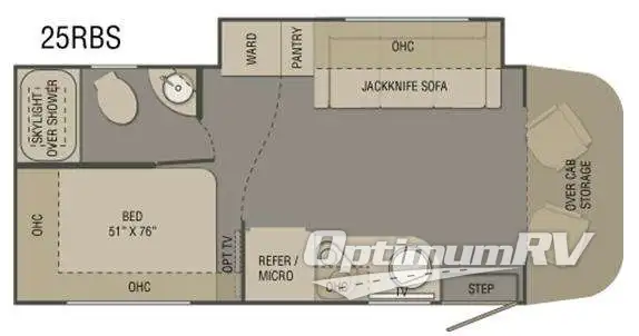 2015 Renegade Village 25RBS Floorplan Photo