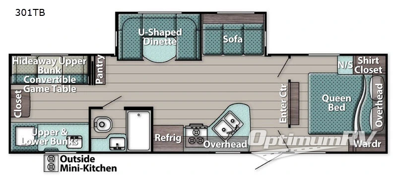 2020 Gulf Stream Kingsport 301TB Floorplan Photo