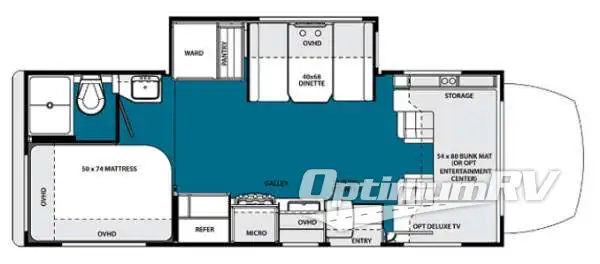 2013 Forest River Solera 24S RV Floorplan Photo