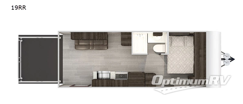 2021 Forest River Cherokee Cascade 19RR RV Floorplan Photo