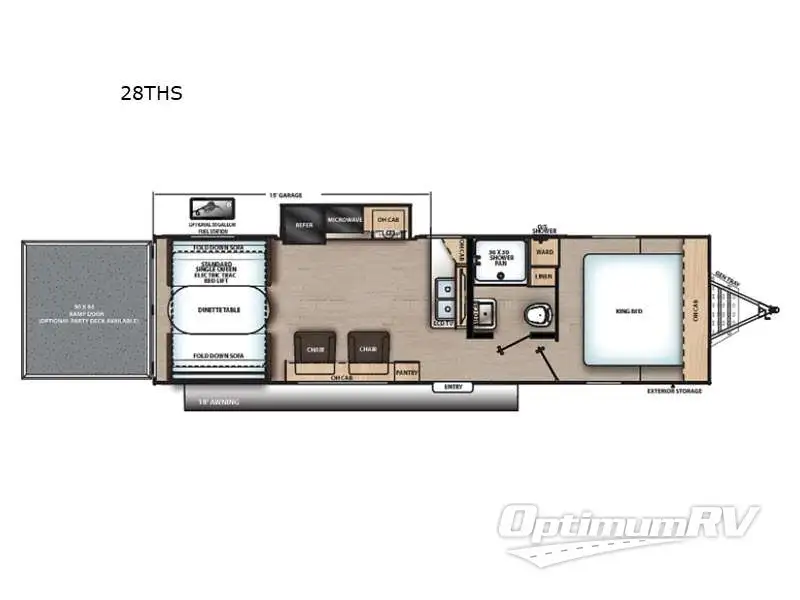 2021 Coachmen Catalina Trail Blazer 28THS Floorplan Photo