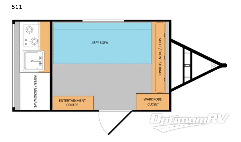 2020 Riverside Retro 511 Floorplan Photo