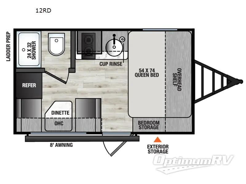 2026 Coachmen Clipper 3K Series 12RD RV Floorplan Photo