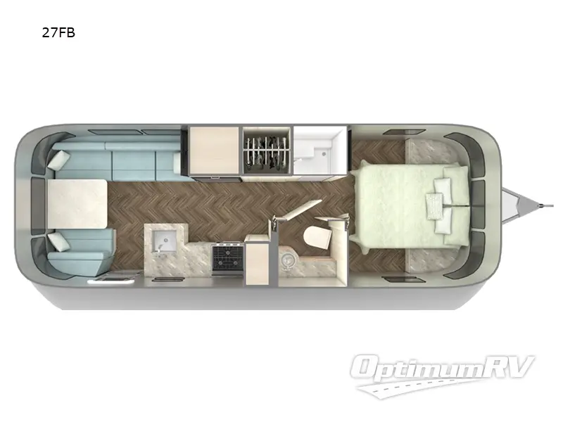 2023 Airstream International 27FB RV Floorplan Photo