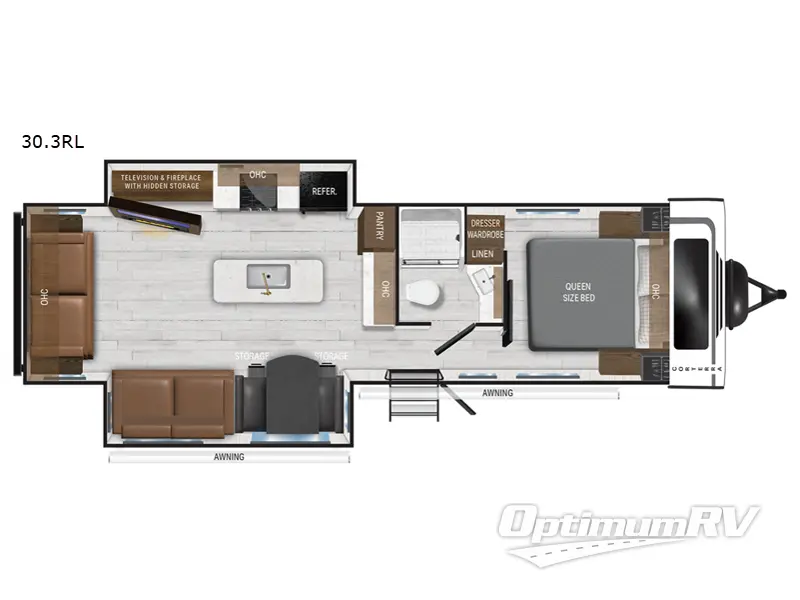 2025 Heartland Corterra 30.3RL Floorplan Photo