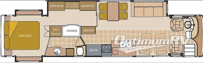 2008 Alfa Leisure See Ya! Diesel 1007 - SY40LS RV Floorplan Photo