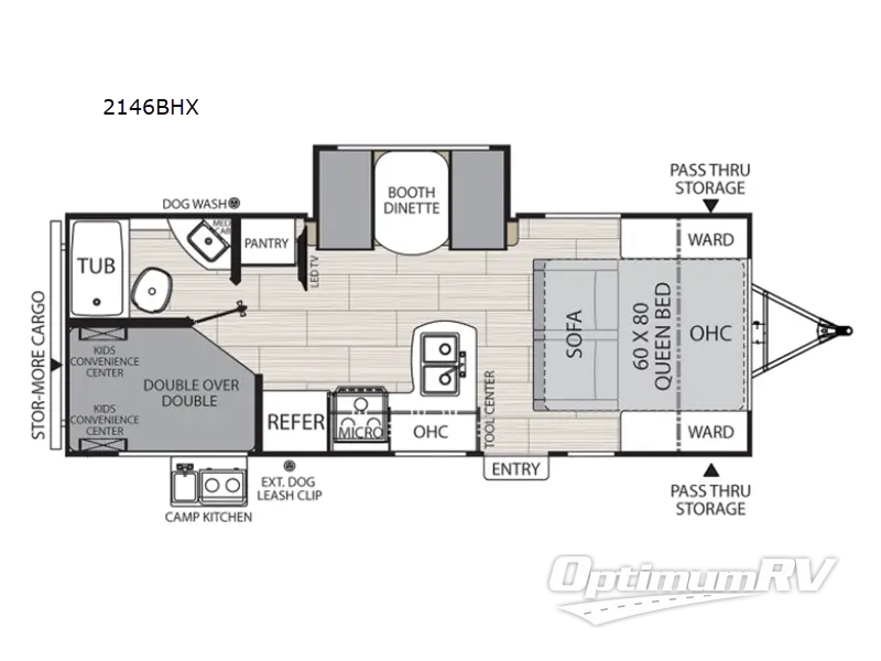 2023 Coachmen Northern Spirit XTR 2146BHX Floorplan Photo