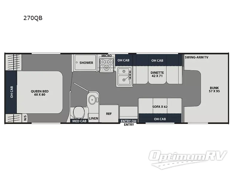 2023 Coachmen Leprechaun 260QB Ford 450 Floorplan Photo