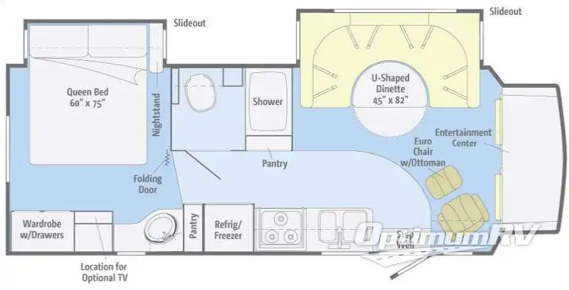 2011 Winnebago Aspect 28T RV Floorplan Photo