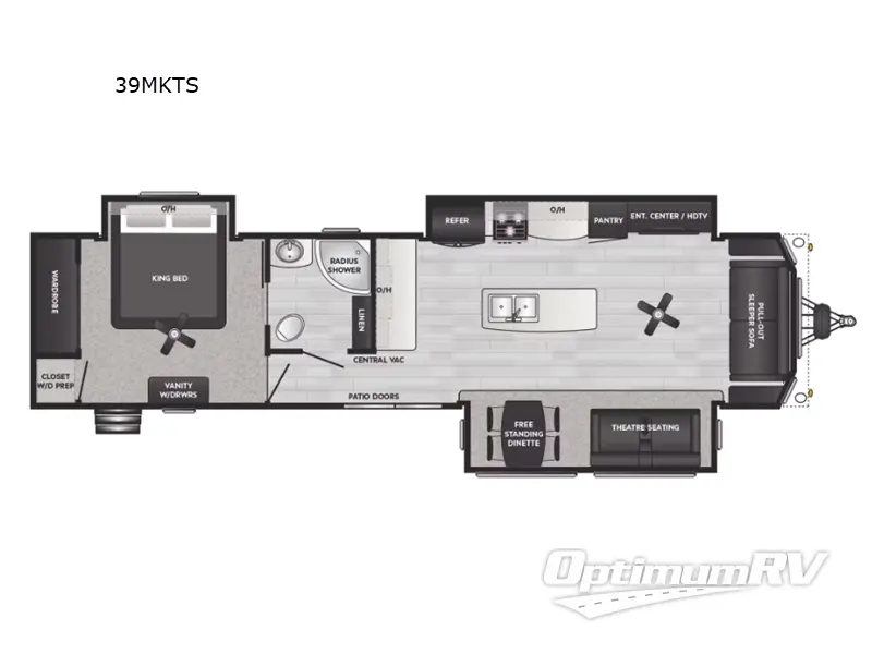 2024 Keystone Retreat 39MKTS Floorplan Photo