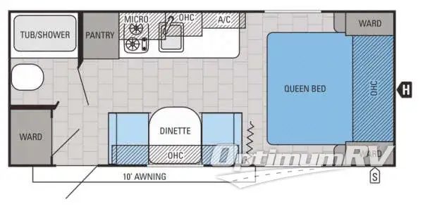 2015 Jayco Jay Flight SLX 195RB RV Floorplan Photo