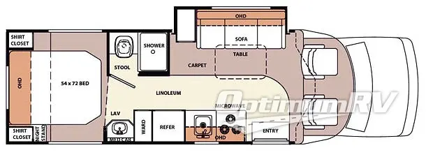 2003 Forest River Lexington 270S Floorplan Photo