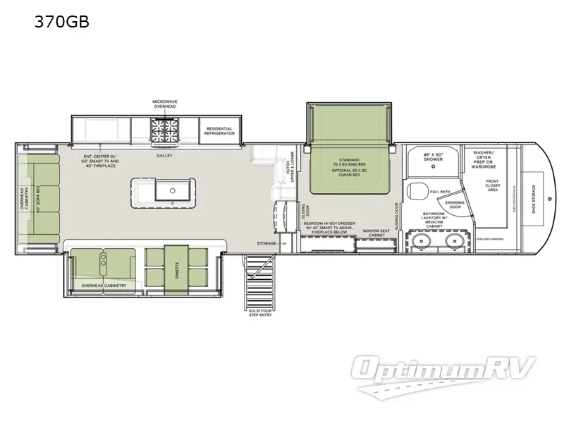 2022 VanLeigh Vilano 370GB RV Floorplan Photo