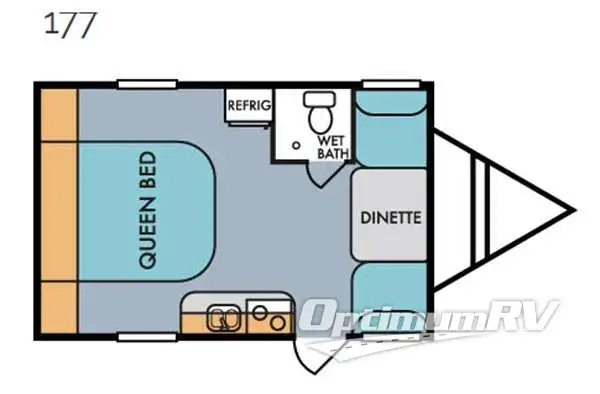 2017 Riverside Retro 177 RV Floorplan Photo