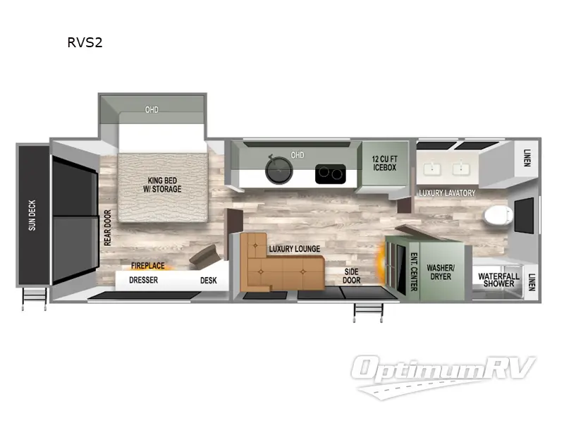 2024 Forest River IBEX RV Suite RVS2 RV Floorplan Photo