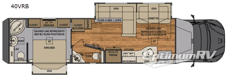 2020 Renegade Verona 40VRB RV Floorplan Photo