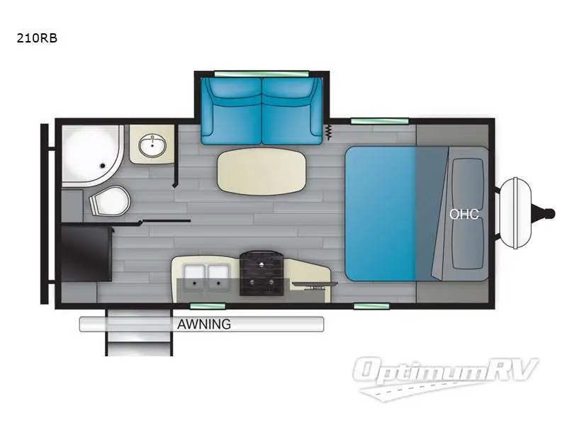 2021 Heartland Mallard 210RB RV Floorplan Photo