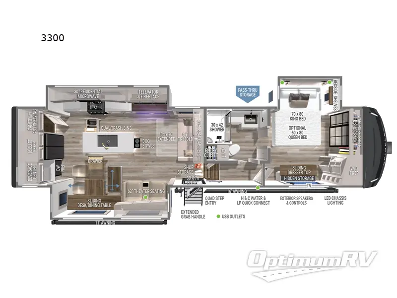2025 Brinkley Model Z 3300 Floorplan Photo