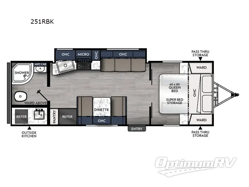 2024 Coachmen Apex Ultra-Lite 251RBK RV Floorplan Photo