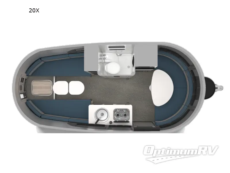 2022 Airstream Basecamp 20X RV Floorplan Photo