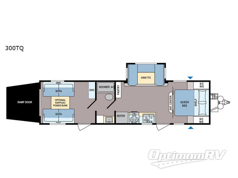 2019 Dutchmen Coleman Lantern Series 300TQ Floorplan Photo