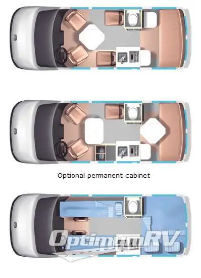2016 Roadtrek Versatile 170 RV Floorplan Photo