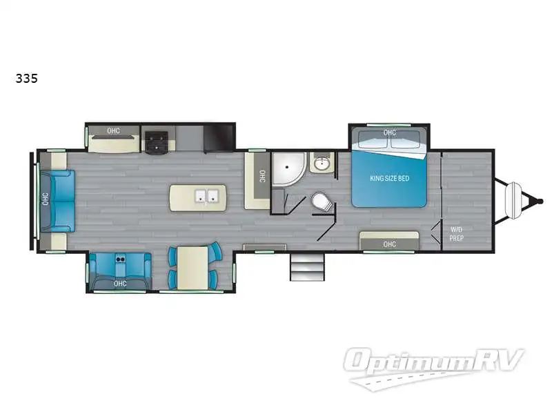 2021 Heartland Mallard 335 Floorplan Photo