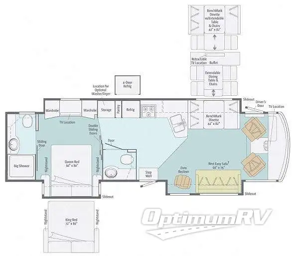 2012 Itasca Suncruiser 37F RV Floorplan Photo