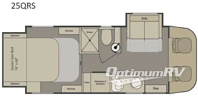 2012 Thor Hurricane 32A RV Floorplan Photo