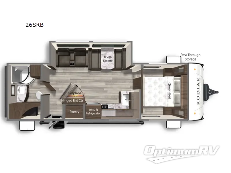 2024 Dutchmen Kodiak SE 26SRB RV Floorplan Photo