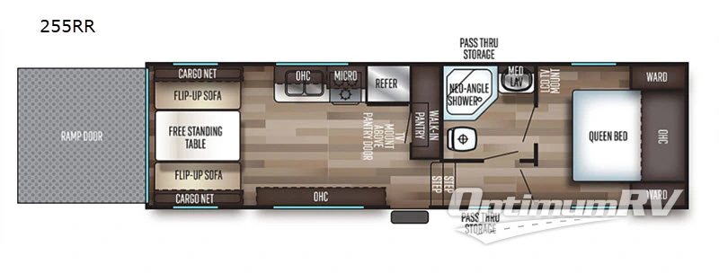 2019 Forest River Cherokee 255RR RV Floorplan Photo