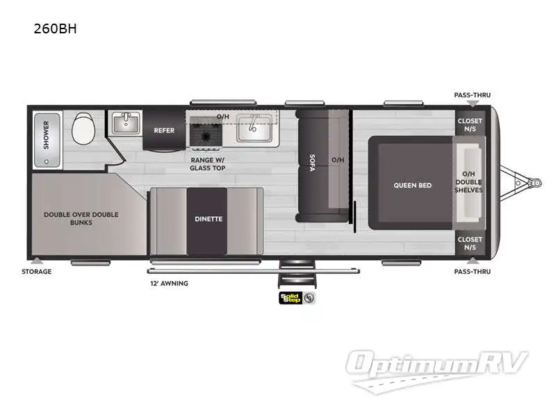 2021 Keystone Springdale 260BH RV Floorplan Photo