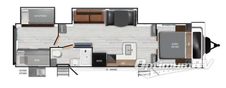 2025 Heartland Corterra 33.3BH RV Floorplan Photo