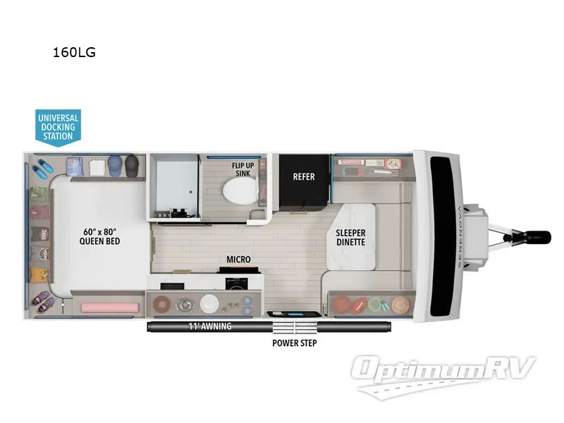2025 Grand Design Serenova 160LG RV Floorplan Photo