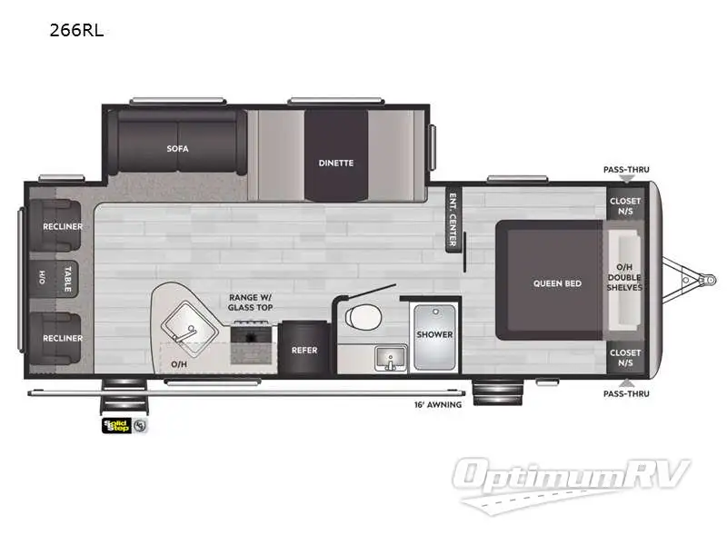 2021 Keystone Springdale 266RL RV Floorplan Photo