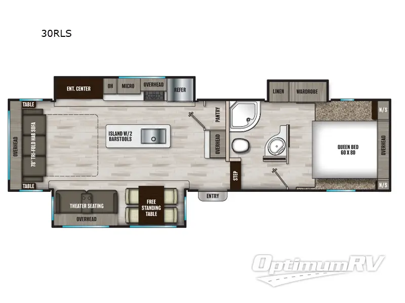 2024 Coachmen Chaparral Lite 30RLS Floorplan Photo