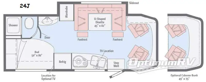 2016 Itasca Navion 24J Floorplan Photo