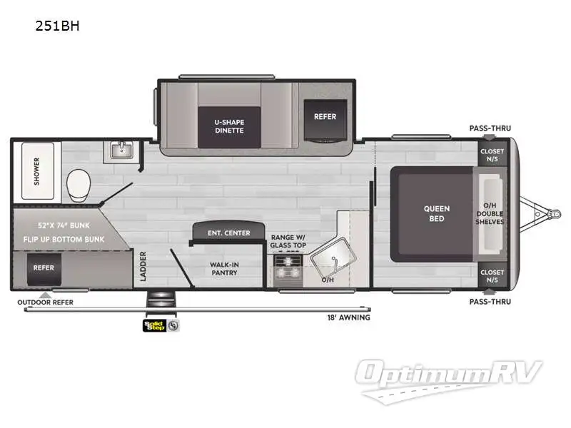 2022 Keystone Springdale 251BH RV Floorplan Photo